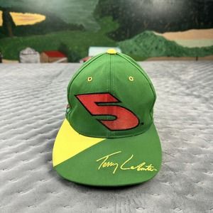 VINTAGE 90s Kelloggs Corn Flakes Racing Hat Cap #5 Terry Labonte NASCAR Snapback